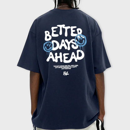 Losece | Mens's Oversized Shirt - Better Days Ahead