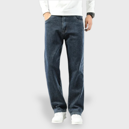 Losece | Men's Casual Wide-Leg Denim Jeans