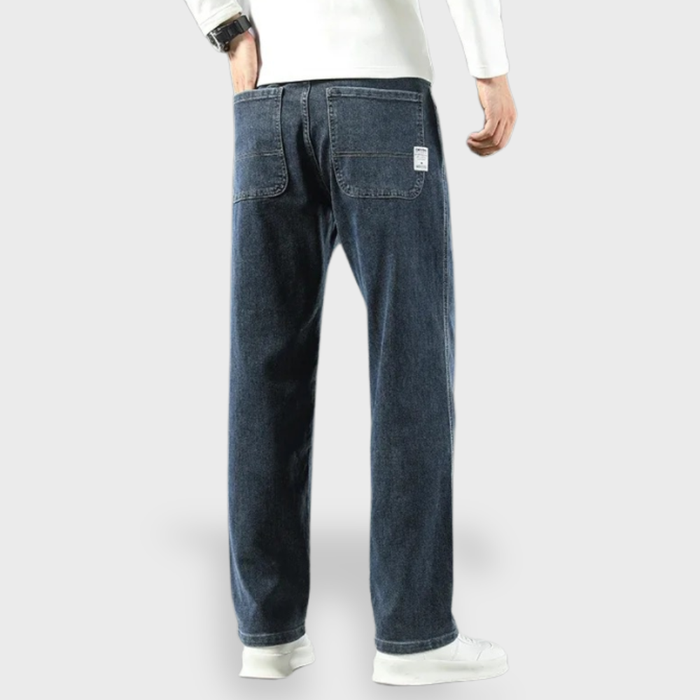 Losece | Men's Casual Wide-Leg Denim Jeans