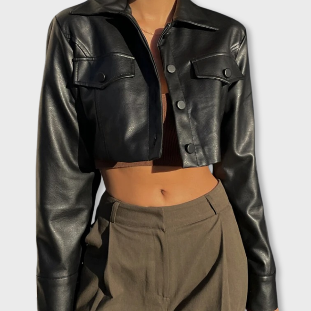 Losece | Women's Chic Leather Jacket