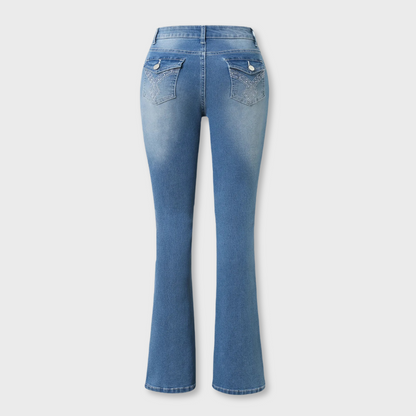 Losece | Women's Denim Flared Jeans