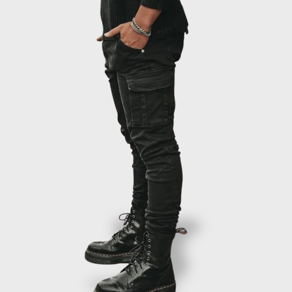 Losece | Men's Cargo Denim Jeans