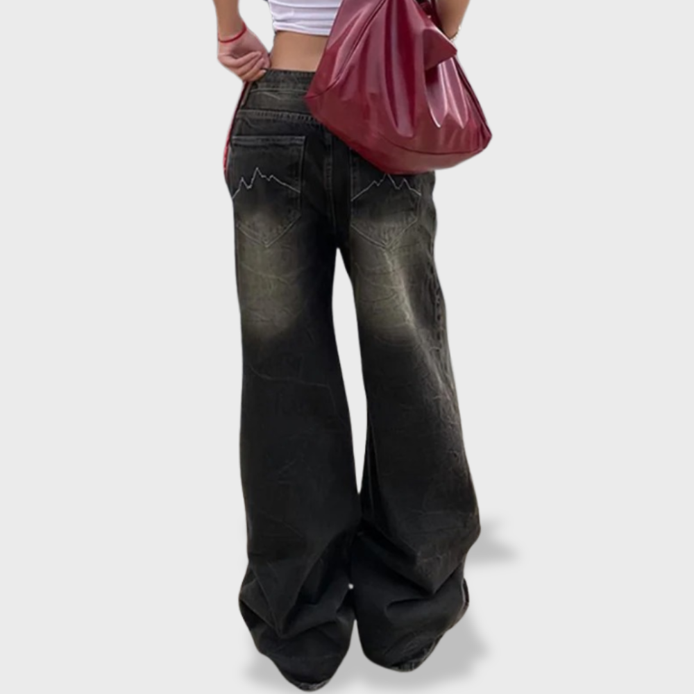 Losece | Women's Baggy Wide-Leg Jeans